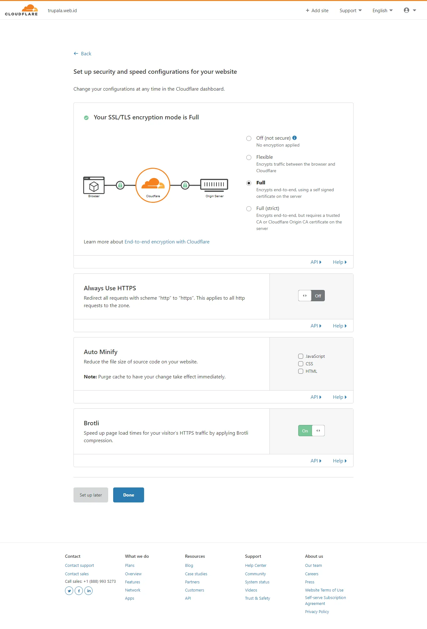 Setup Dasar untuk Security & Performance Website