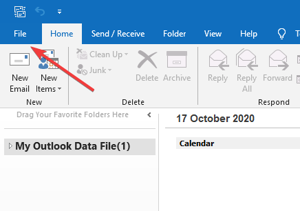 menambah email di outlook