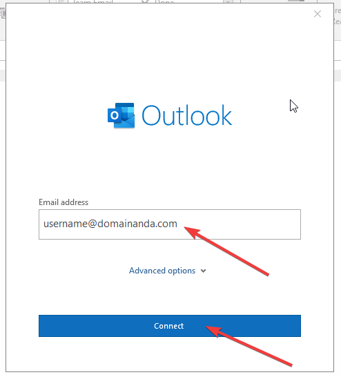 menambah email di outlook