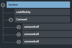 The flickity DIV array in Oxygen Builder